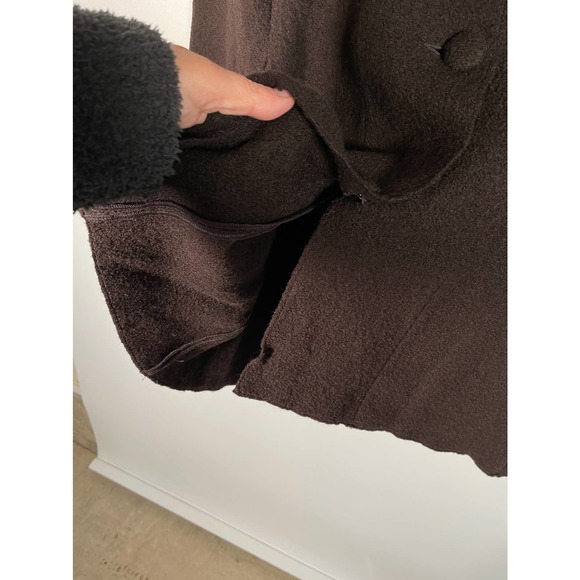 NEW NWT TSD Two Star Dog 100% Wool Brown Button Front Jacket ed Sz S L XL - Picture 7 of 9